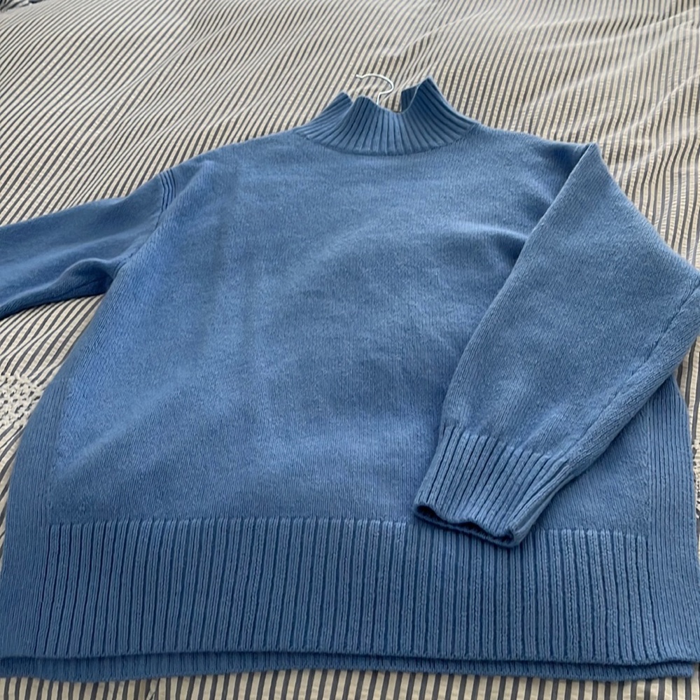 Mock turtleneck sweater